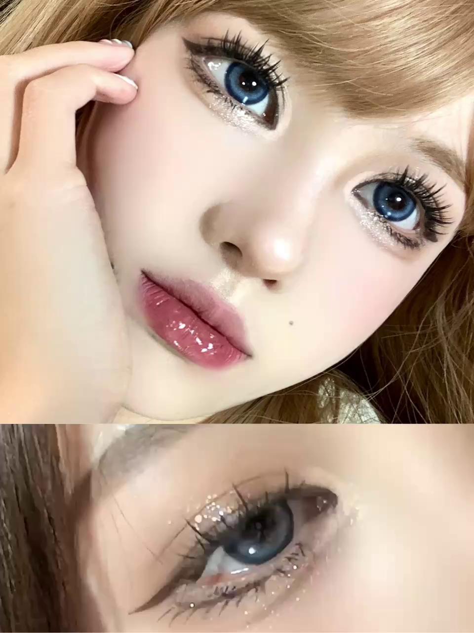 babycon 西里岛蓝 年抛显著增大混血美瞳 蓝色
