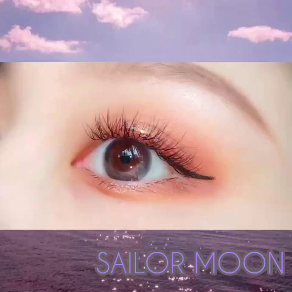 CoCoCon Sailor Moon露娜灰 年抛自然直径日常美瞳 紫灰色